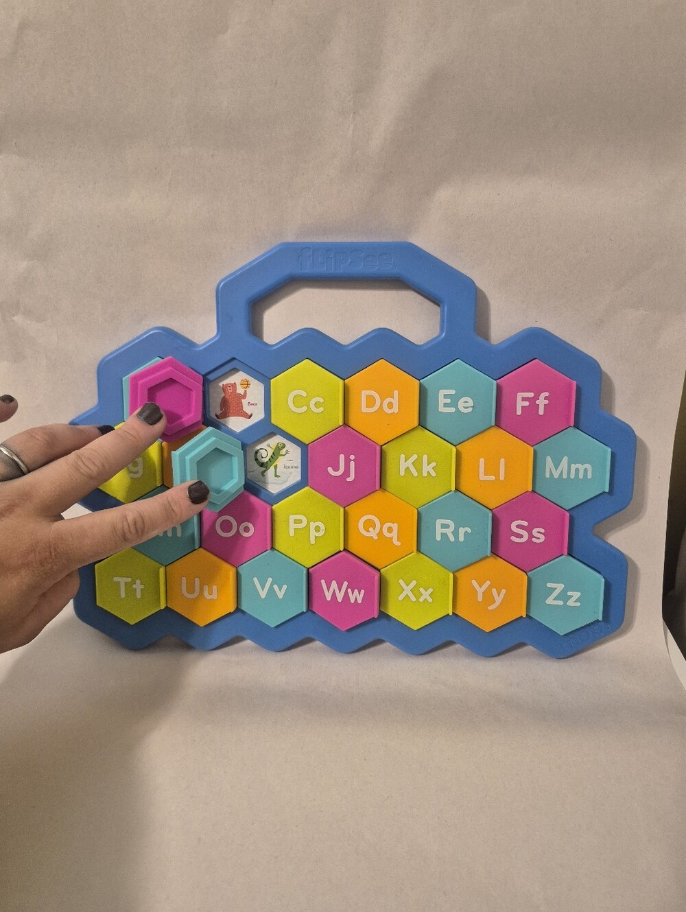 Möbi Flipsee Alphabet Board Sensory and Early-learning Toy